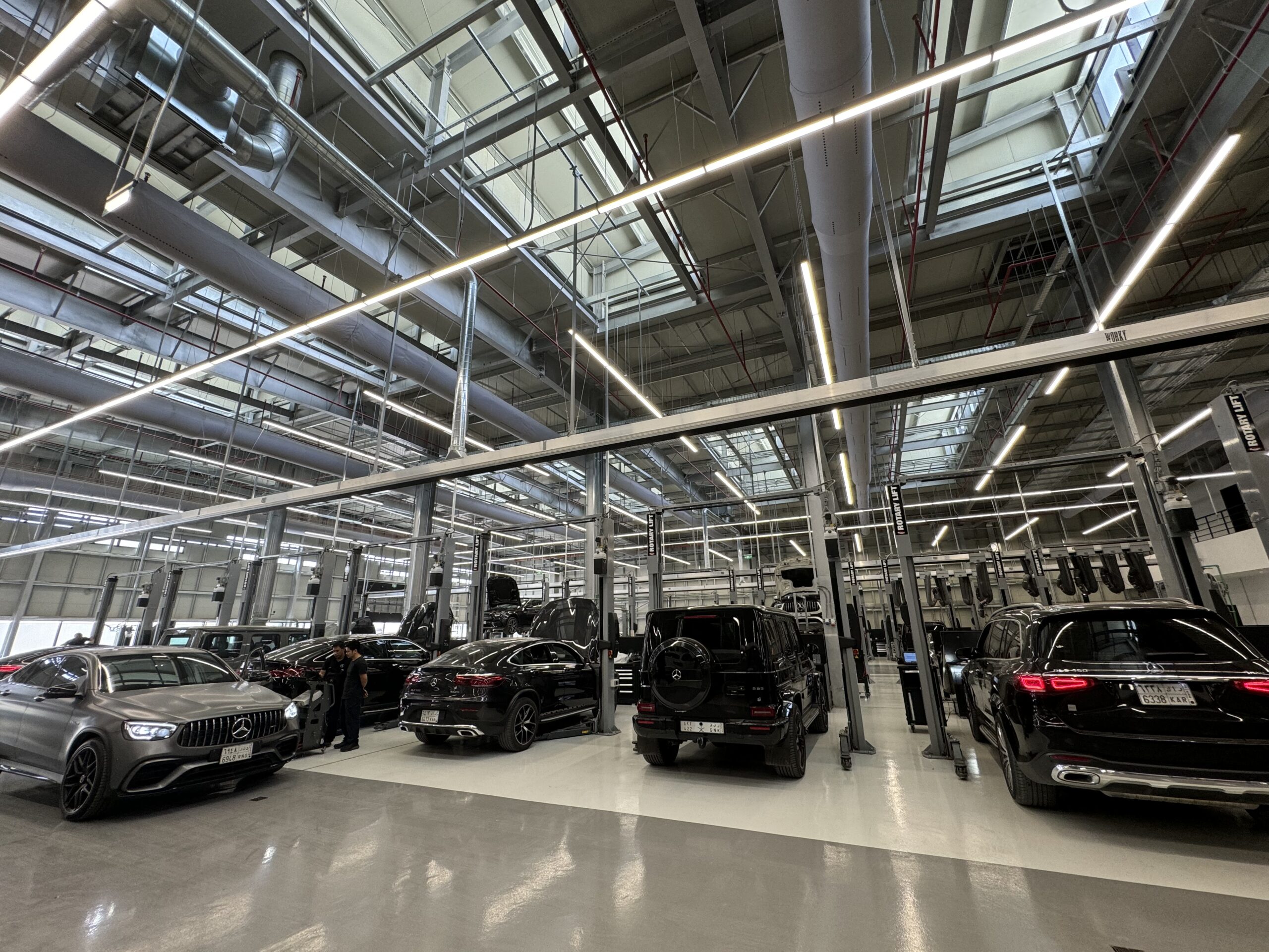 New installation: Mercedes Garage in Riyadh